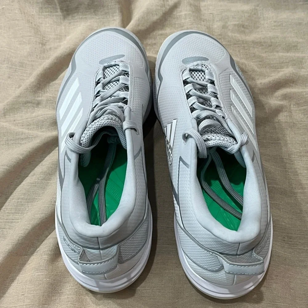 Adidas Baseball Cleats Mens‎ 13 Grey Icon 7 MD Molded Silver White FZ1560